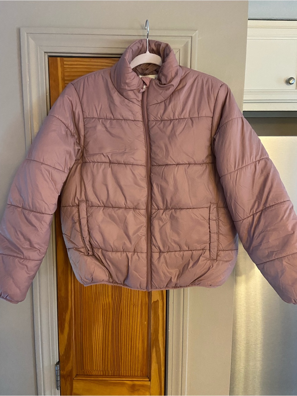 Universal Thread Mauve Quilted Puffer Jacket